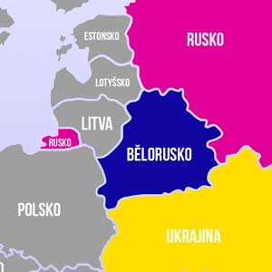 Náhled mapa východní Evropy